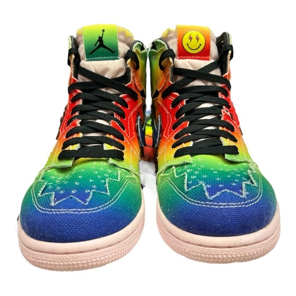Jordan 1 High J Balvin Retro Goat Colorful Athletic Sneaker Shoes SZ 9 main image 6